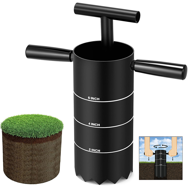 Golf Equipment Essentials - Taşınabilir Çelik Golf Delik Açma Aleti,