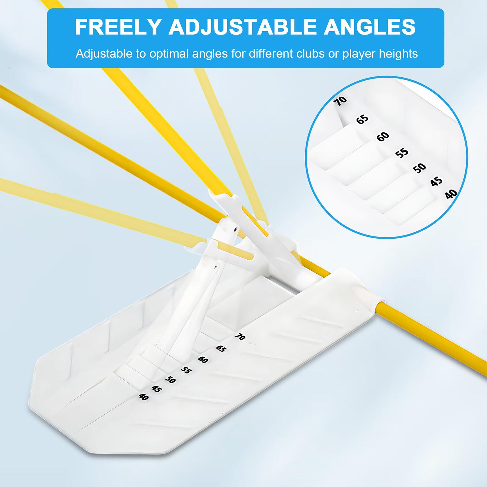 Alignment Stick Set - Ayarlanabilir Golf Salınım Antrenörü Pratik Hizalama