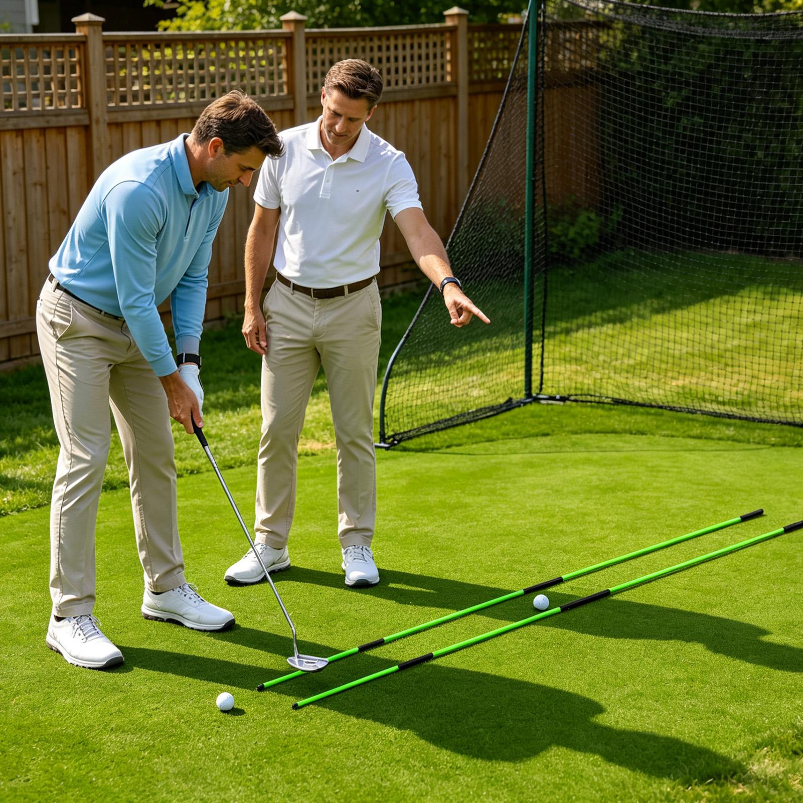 Golf Equipment Usa - Golf Salıncak Düzlemi Eğitmeni Hizalama Taşınabilir