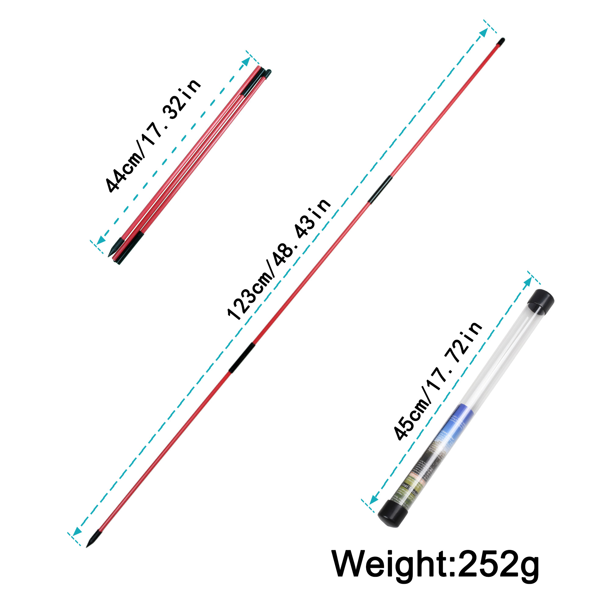 Golf Hizalama Çubukları 2 Takı - Alignment Stick Set incelemesi ve fiyatı