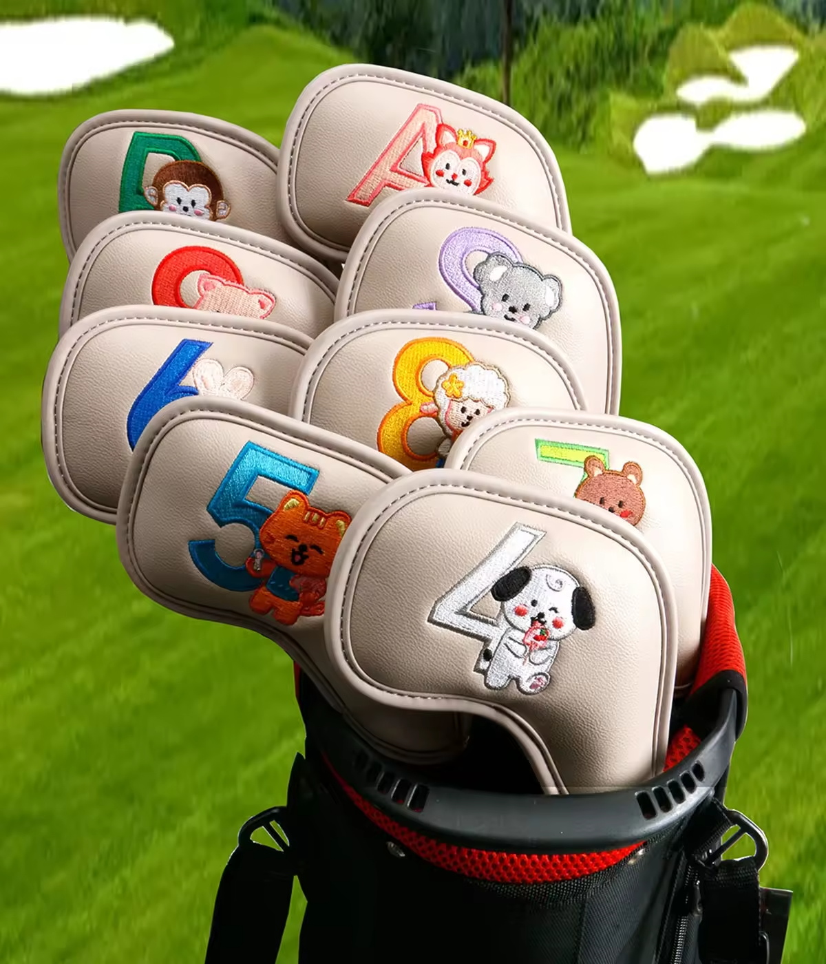 9 adet sevimli karikatür hayva - Golf Equipment Storage incelemesi ve fiyatı